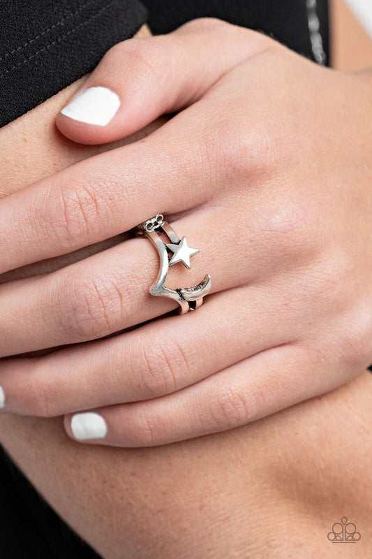 Charmingly Celestial - Silver - Paparazzi Ring Image