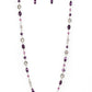 Twinkling Treasures - Purple - Paparazzi Necklace Image