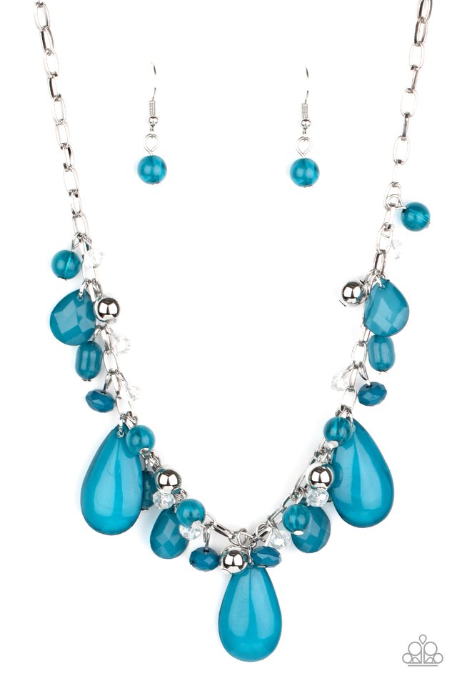 Seaside Solstice - Blue - Paparazzi Necklace Image