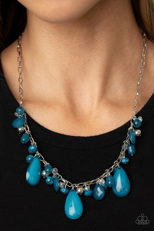 Seaside Solstice - Blue - Paparazzi Necklace Image