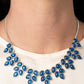 Hidden Eden - Blue - Paparazzi Necklace Image