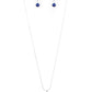 GLISTEN To This - Blue - Paparazzi Necklace Image