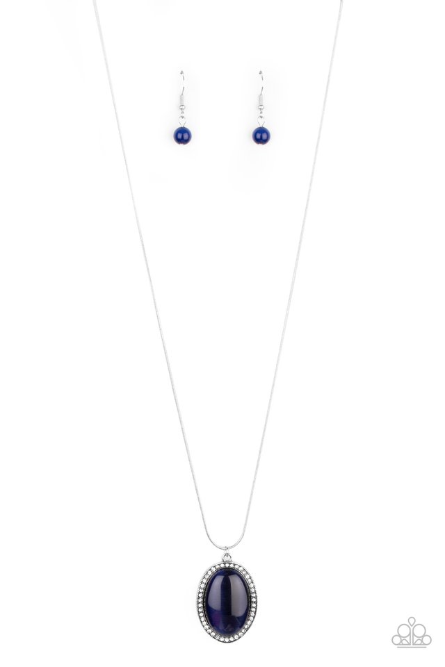 GLISTEN To This - Blue - Paparazzi Necklace Image