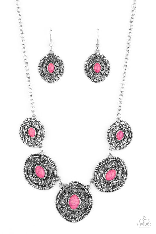 Alter ECO - Pink - Paparazzi Necklace Image