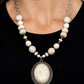 Home Sweet HOMESTEAD - White - Paparazzi Necklace Image