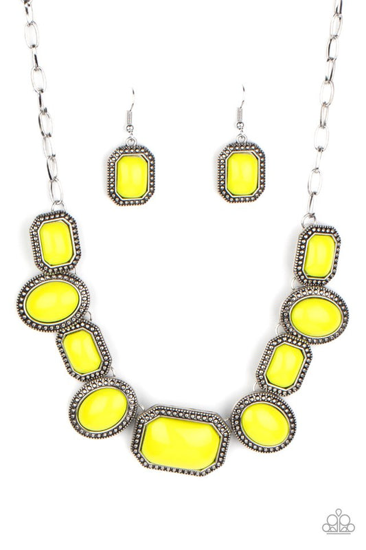 Lets Get Loud - Yellow - Paparazzi Necklace Image