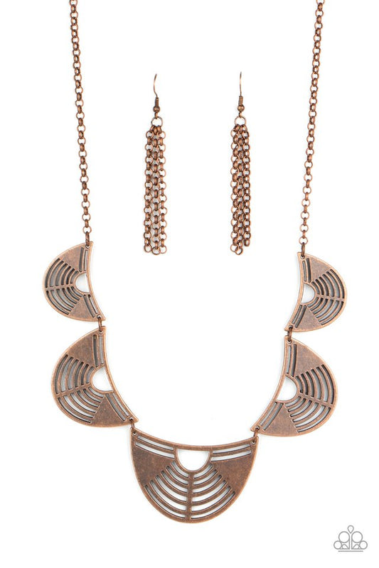 Record-Breaking Radiance - Copper - Paparazzi Necklace Image