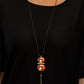 Runway Rival - Orange - Paparazzi Necklace Image