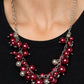 Uptown Upgrade - Red - Paparazzi Necklace Image