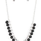 Frozen in TIMELESS - Black - Paparazzi Necklace Image