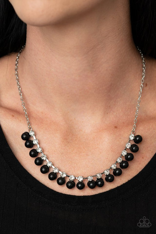 Frozen in TIMELESS - Black - Paparazzi Necklace Image