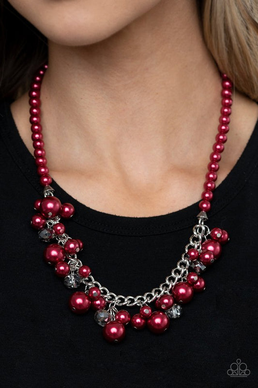 Prim and POLISHED - Red - Paparazzi Necklace Image