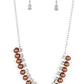 Frozen in TIMELESS - Brown - Paparazzi Necklace Image