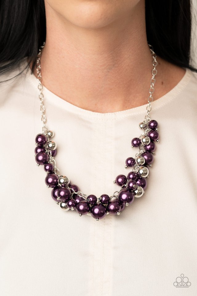 Uptown Upgrade - Purple - Paparazzi Necklace Image