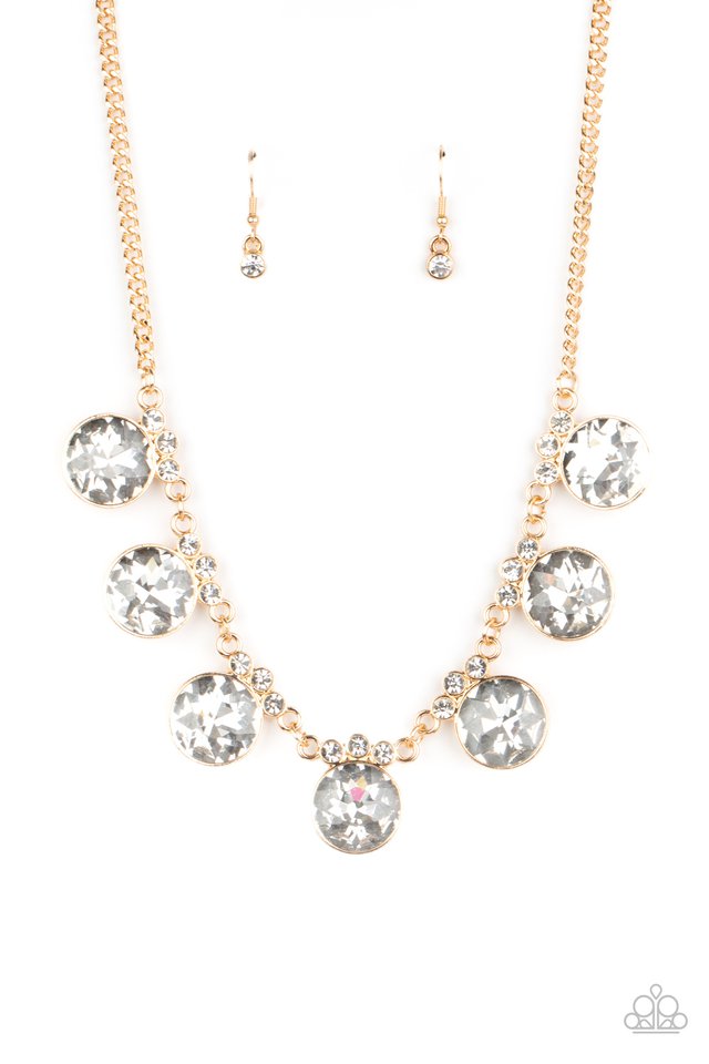 GLOW-Getter Glamour - Gold - Paparazzi Necklace Image
