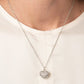 Heart-Warming Glow - White - Paparazzi Necklace Image