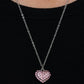 Heart-Warming Glow - Pink - Paparazzi Necklace Image