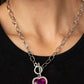 Check Your Heart Rate - Pink - Paparazzi Necklace Image