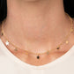 Starry Skies - Gold - Paparazzi Necklace Image