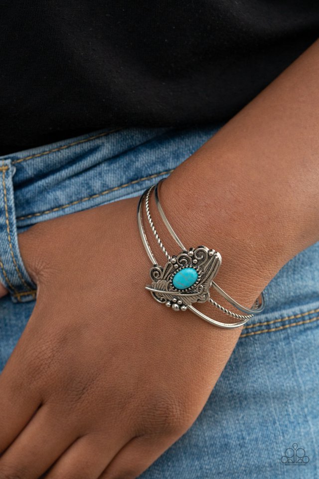 Sahara Solstice - Blue - Paparazzi Bracelet Image