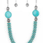 Desert Revival - Blue - Paparazzi Necklace Image