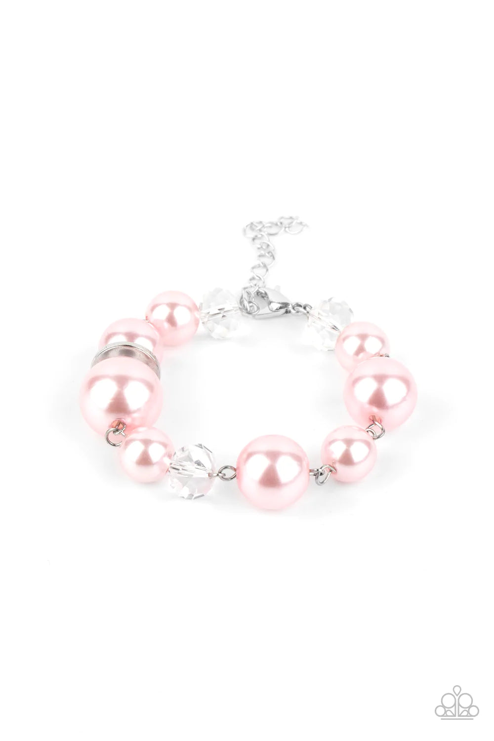 Pulsera Paparazzi ~ Glamour Gamble - Rosa