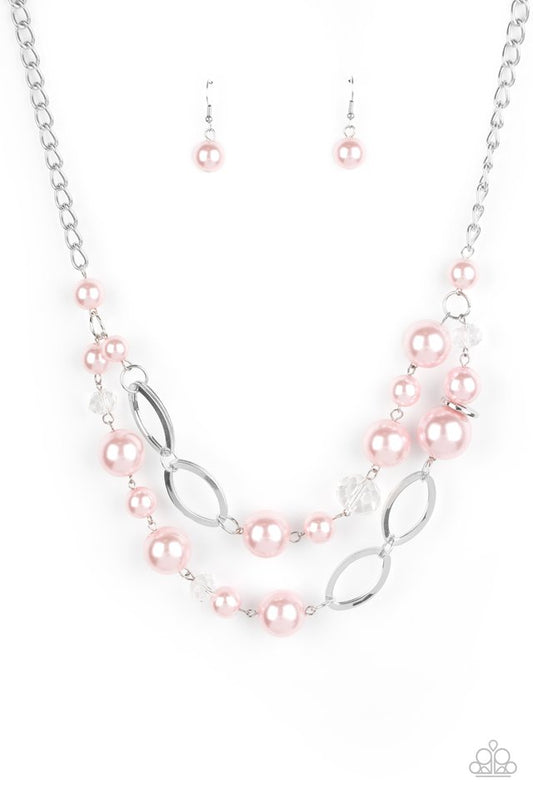 High Roller Status - Pink - Paparazzi Necklace Image