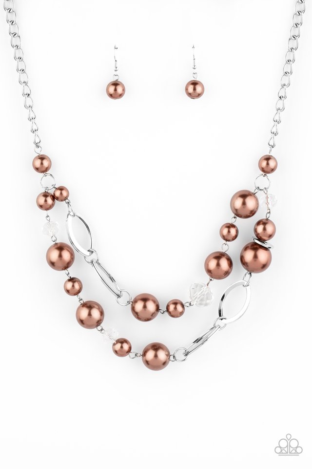 High Roller Status - Brown - Paparazzi Necklace Image