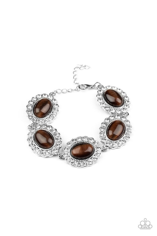 Demurely Diva - Brown - Paparazzi Bracelet Image