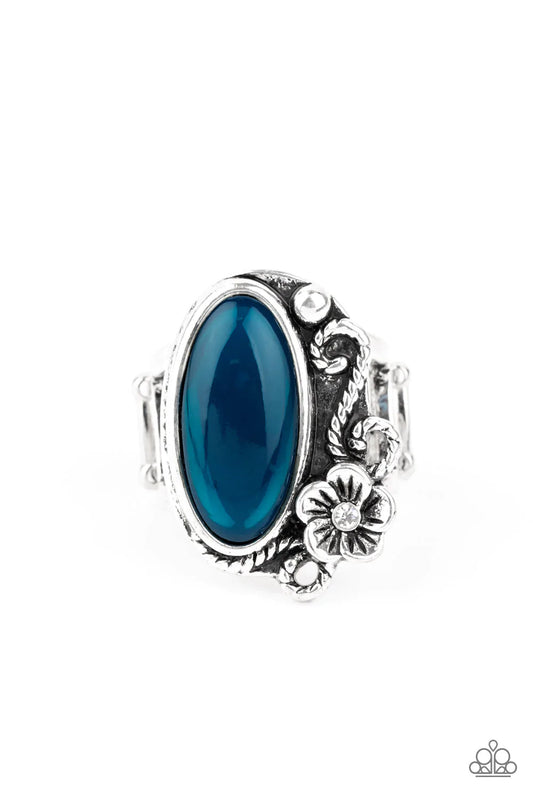 Anillo Paparazzi ~ Cualquier DAISY ahora - Azul