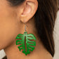 Shake Your PALMS PALMS - Green - Paparazzi Earring Image