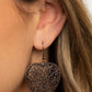 Let Your Heart Grow - Copper - Paparazzi Earring Image