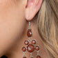 Afterglow Glamour - Brown - Paparazzi Earring Image