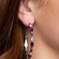 There Goes The Neighborhood - Pink - Paparazzi Earring Image