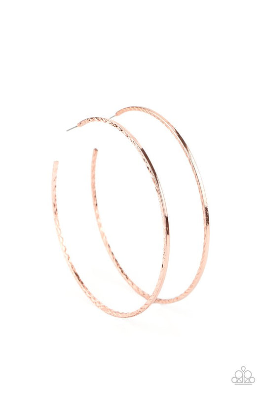 Diamondback Diva - Copper - Paparazzi Earring Image