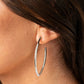 Point-Blank Beautiful - Silver - Paparazzi Earring Image