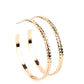 TREAD All About It - Gold - Paparazzi Earring Image