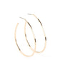 Cool Curves - Gold - Paparazzi Earring Image