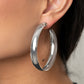 BEVEL In It - Silver - Paparazzi Earring Image