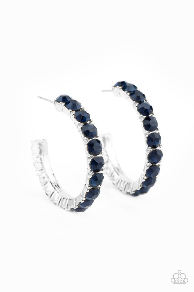 CLASSY is in Session - Blue - Paparazzi Earring Image