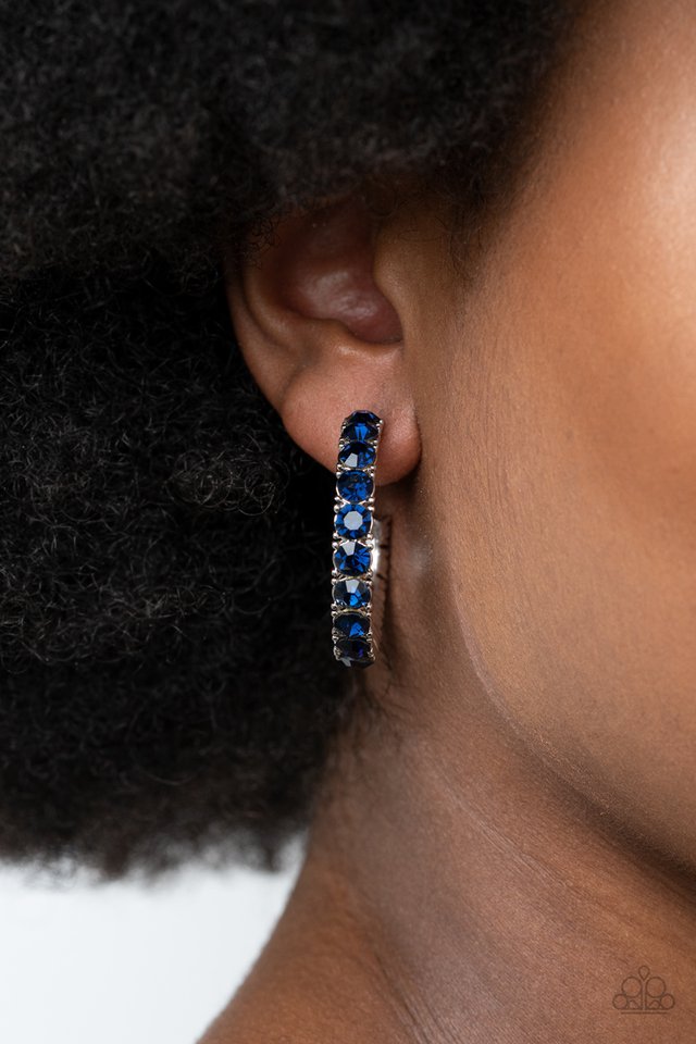 CLASSY is in Session - Blue - Paparazzi Earring Image