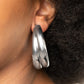Colossal Curves - Silver - Paparazzi Earring Image