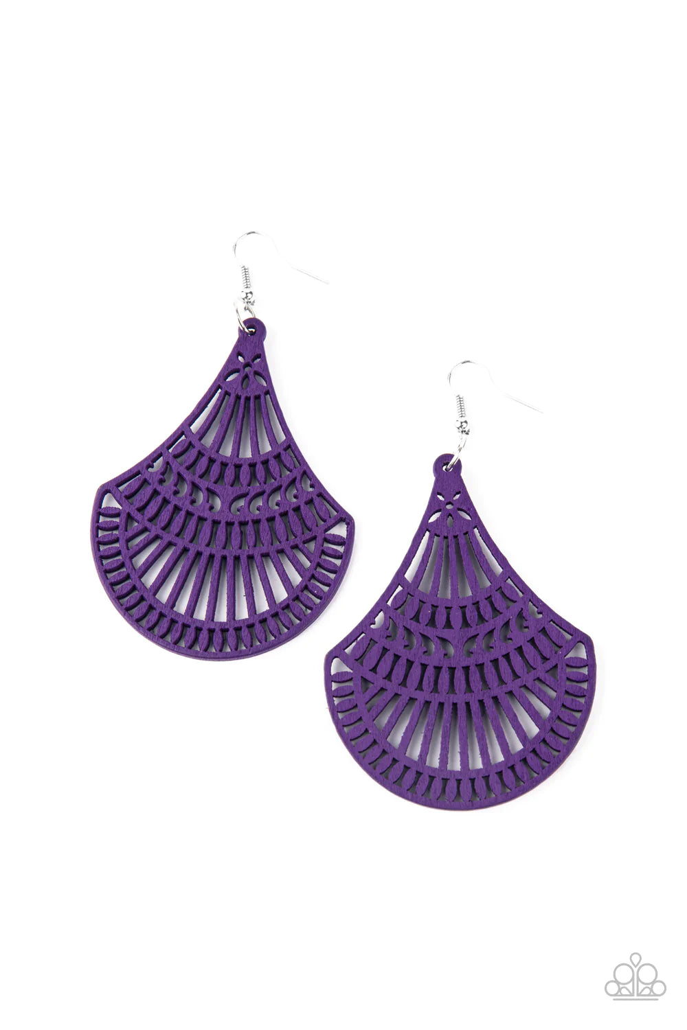 Paparazzi Earring ~ Tropical Tempest - Purple