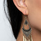 Trailblazer Beam - Brass - Paparazzi Earring Image