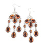 Clear The HEIR - Brown - Paparazzi Earring Image