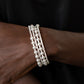 Paparazzi Bracelet LOP Dec 2020 ~ Starry Strut - White