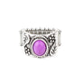 Free-Spirited Fields - Purple - Paparazzi Ring Image