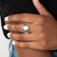 Free-Spirited Fields - White - Paparazzi Ring Image