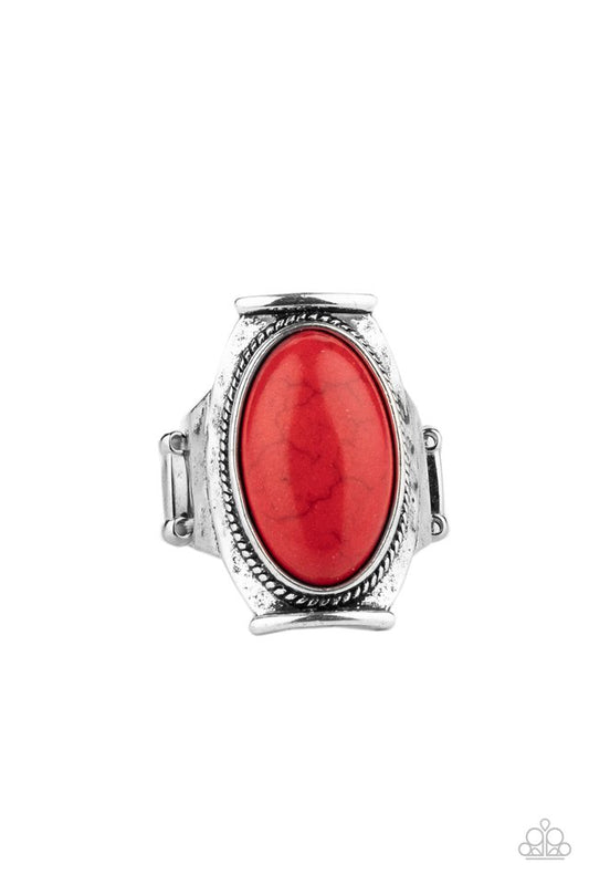 Desert Healer - Red - Paparazzi Ring Image