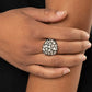 Here Comes the Boom! - Black - Paparazzi Ring Image